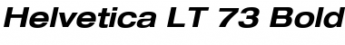 HelveticaNeue LT 53 Ex BoldOblique Font
