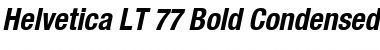 HelveticaNeue LT 57 Cn BoldOblique