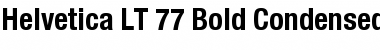 HelveticaNeue LT 77 BdCn Font