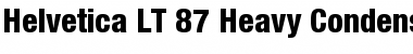 HelveticaNeue LT 87 HeavyCn Regular Font