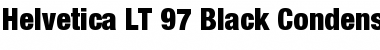 HelveticaNeue LT 97 BlackCn Regular