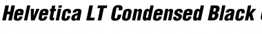 Helvetica LT CondensedBlack Font