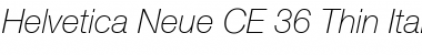 Helvetica CE 35 Thin Italic
