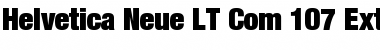 Helvetica Neue LT Com 107 Extra Black Condensed