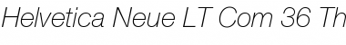 Helvetica Neue LT Com 36 Thin Italic