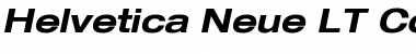 Helvetica Neue LT Com 73 Bold Extended Oblique