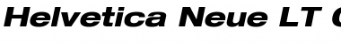 Helvetica Neue LT Com 83 Heavy Extended Oblique