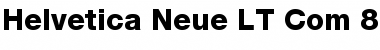 Helvetica Neue LT Com 85 Heavy Font