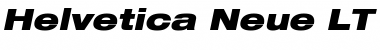 Helvetica Neue LT Com 93 Black Extended Oblique
