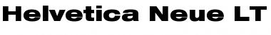 Helvetica Neue LT Com 93 Black Extended