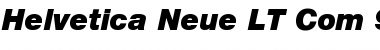 Helvetica Neue LT Com 96 Black Italic