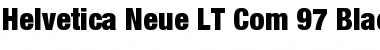 Helvetica Neue LT Com 97 Black Condensed