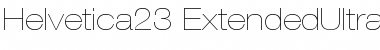 Helvetica23-ExtendedUltraLight Ultra Light Font