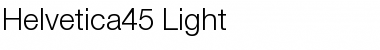 Helvetica45-Light Font