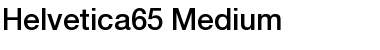 Helvetica65-Medium Font