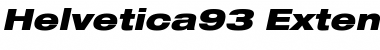 Helvetica93-ExtendedBlack Font