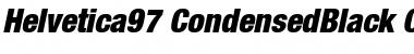 Helvetica97-CondensedBlack Font