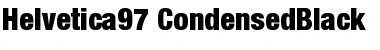 Helvetica97-CondensedBlack Font