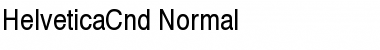HelveticaCnd-Normal Font