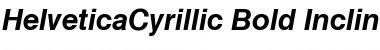 HelveticaCyrillic BoldItalic