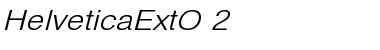 HelveticaExtO 2 Font