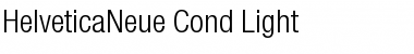 HelveticaNeue Cond Light Font