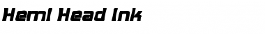 Hemi Head Ink Font