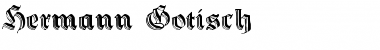 Hermann-Gotisch Regular Font