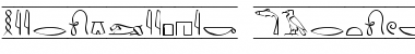 Hieroglyphic Font