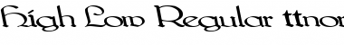 High Regular Font