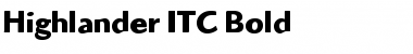 Highlander ITC Font
