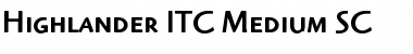 Highlander ITC Medium Font