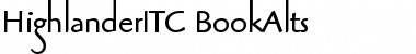 HighlanderITC Book Font