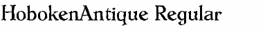 HobokenAntique Regular Font