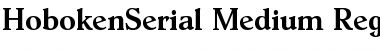 HobokenSerial-Medium Font