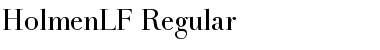 HolmenLF-Regular Font