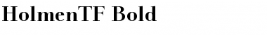 HolmenTF-Bold Font