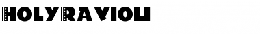 HolyRavioli Font
