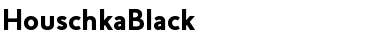 HouschkaBlack Regular Font