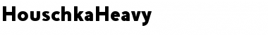 HouschkaHeavy Regular Font