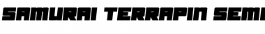 Samurai Terrapin Semi-Italic Font