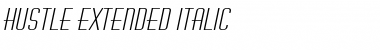 Hustle Extended Italic Font