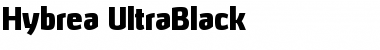 Hybrea UltraBlack Regular Font