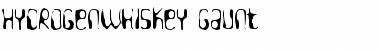 HydrogenWhiskey Gaunt Regular Font