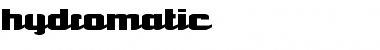 Hydromatic Regular Font