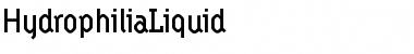 HydrophiliaLiquid Regular Font
