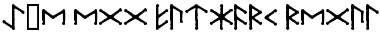 Ice-egg Futhark Runes Font