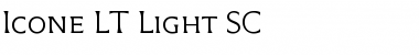 Icone LT LightSC Regular Font