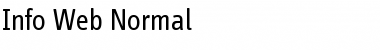 Info Web-Normal Regular Font