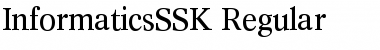 InformaticsSSK Regular Font